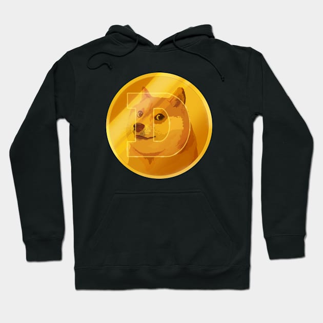 Dogecoin Hoodie by Sunny Saturated